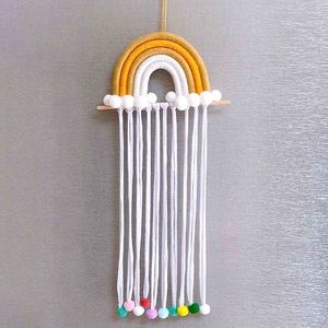 Nursery Wall Decoration Beautiful Rainbow Clouds Tapestry Mobile